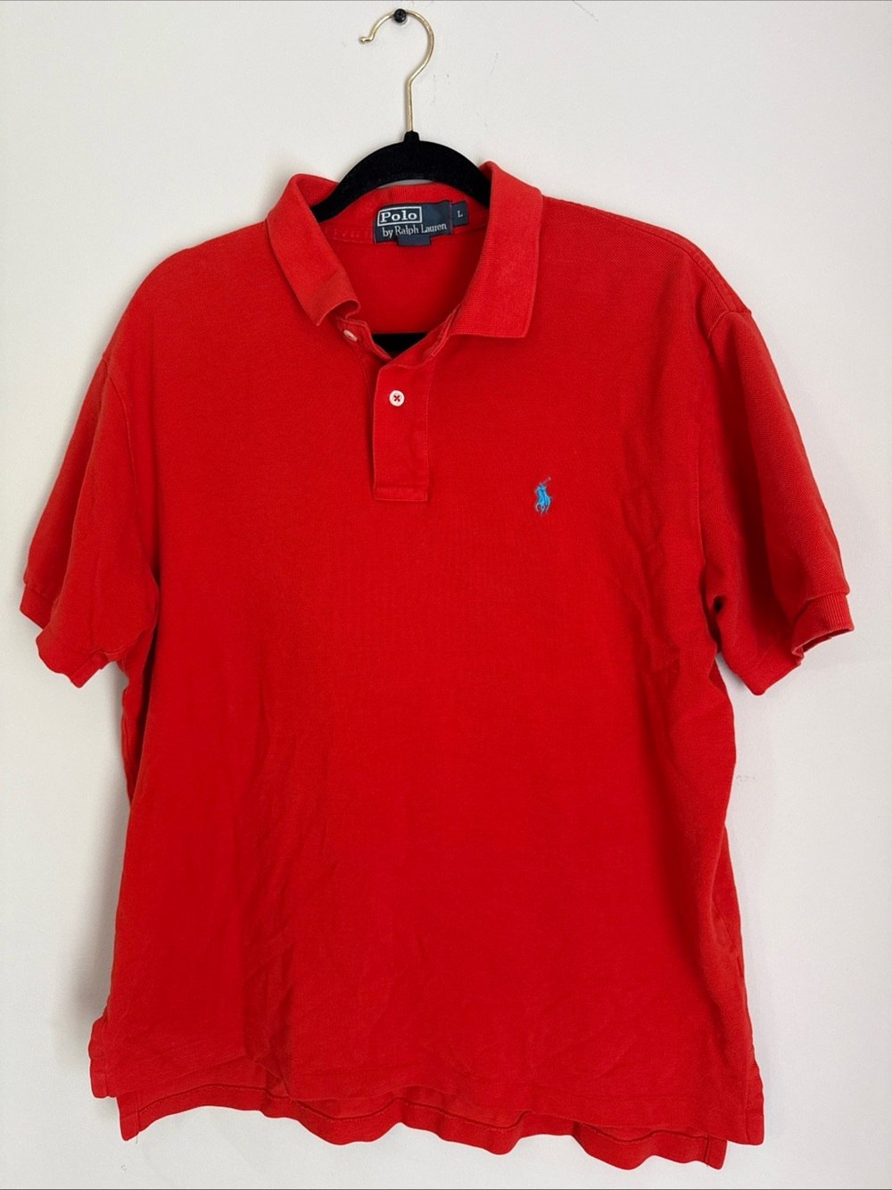 Ralph Lauren Bright Orange Short Sleeve Polo Shirt